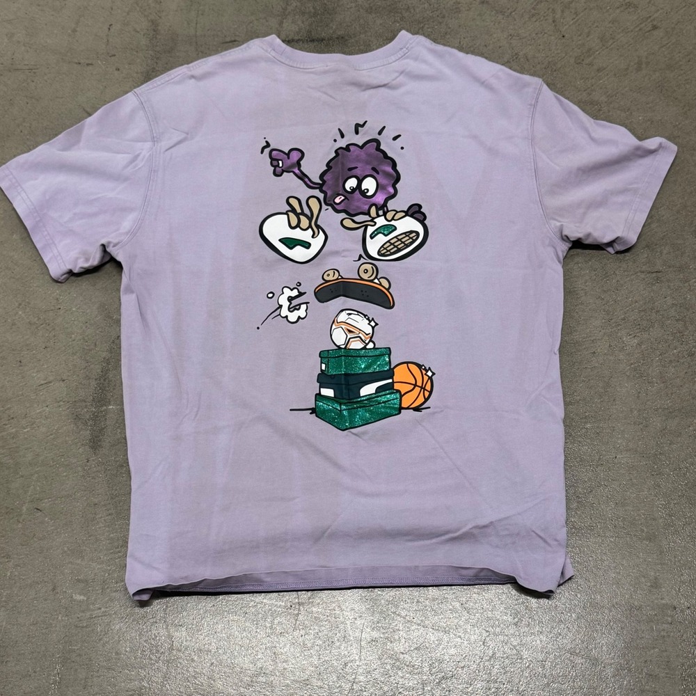 Puma‎ x Benjamin Lamprey Limited Edition Skate Graphic T-Shirt Purple  Medium